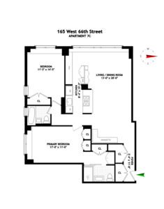 165 W 66th St #7C floorplan