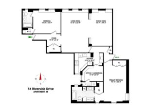 Zweben-Team-Top-Upper-West-Side-Realtor-54-Riverside-Dr-3B-Floorplan01